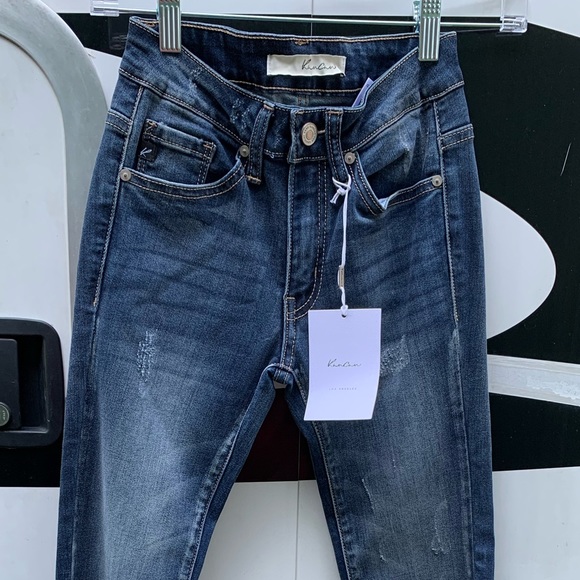 KanCan Medium Wash Lightly Distressed - Picture 1 of 2